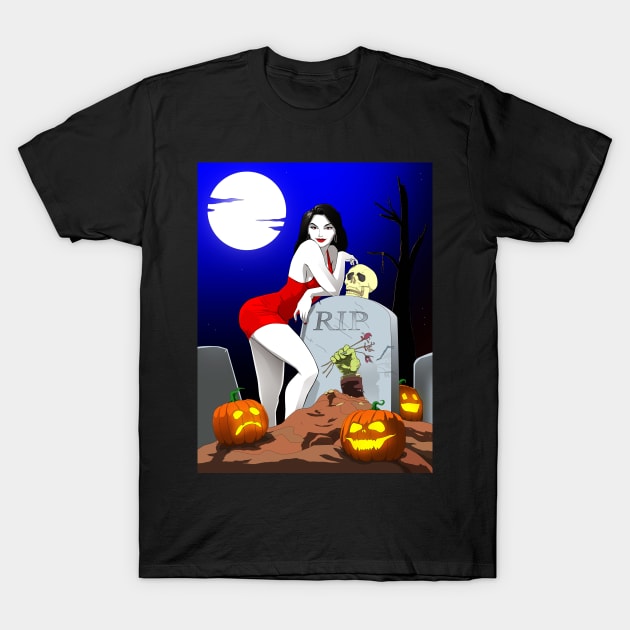 A Date for Halloween - TPween22 T-Shirt by CoolDojoBro